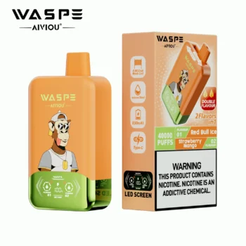 40k VAPE Waspe Aiviou 40000 - Red Bull Ice & Strawberry Mango
