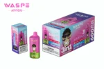 60k Vape Waspe Aiviou 60000 – Strawberry Watermelon & Strawberry Raspberry Candy & Grape Ice (3)