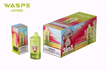 60k Vape Waspe Aiviou 60000 – Watermelon Ice & Strawberry Kiwi & Lemon Lime