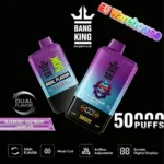 Bang King 50000 Puffs Disposable Vape -blueberry-raspberry-grape-ice-
