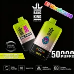 Bang King 50000 Puffs Disposable Vape -strawberry-mango-strawberry-kiwi-
