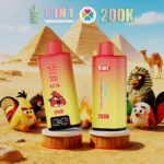 Bang king 300000 300k Puffs Bang 300k 8 in 1 Flavors New Vape – Peach Mango WatermelonRed BullStrawberry Red BullStrawberry Kiwi
