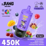 Bnag Leader 450k – Blueberry Raspberry & Mixed Berry & California Cherry & Passion Fruit Mango