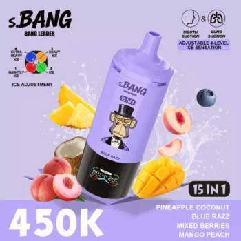 Bnag Leader 450k - Pineapple Coconut & Blue Razz & Mixed Berries & Mango Peach