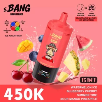 Bnag Leader 450k - Watermelon Ice & Blueberry Cherry & Summer Time & Sour Mango Pineapple