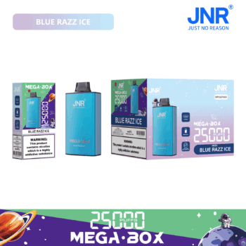 JNR Mega Box 25000 Blue Razz Ice - JNR Mega Box 25000 Blue Razz Ice