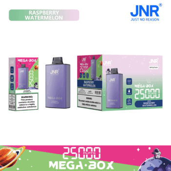 JNR Mega Box 25000 Raspberry Watermelon - JNR Mega Box 25000 Raspberry Watermelon