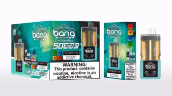 Bang 60000 ブルーベリーアイス＆ブルーベリーラズベリー 透明デュアルタンク 電子タバコ フレーバー