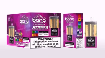 Bang 60000 ミックスフルーツ＆トリプルベリー 透明デュアルタンク 電子タバコ フレーバー