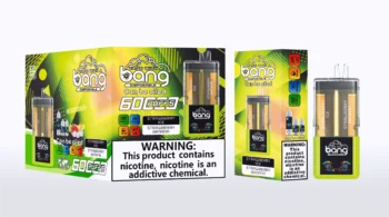 Bang 60000 ストロベリーアイス＆ストロベリーバナナ 透明デュアルタンク 電子タバコ フレーバー