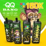QQ BANG 180K 180000 Puffs – tropical fruitpeach iceskittlesstrawberry watermelon
