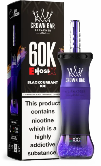 AL Fakher Crown Bar 60000 – Blackcurrant Ice - 使い捨てVAPE製品画像 | vapes